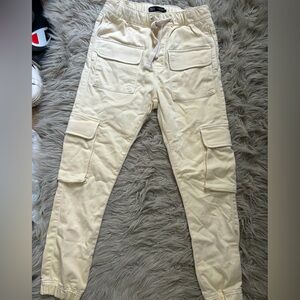 Zara cream joggers